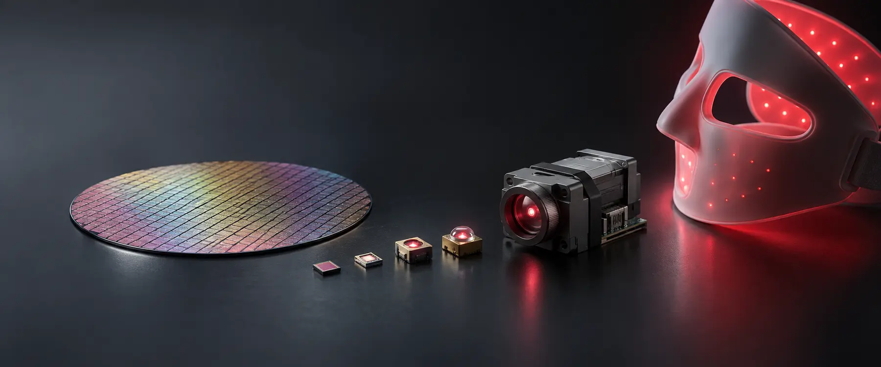 Photonics components and a wearable light therapy concept